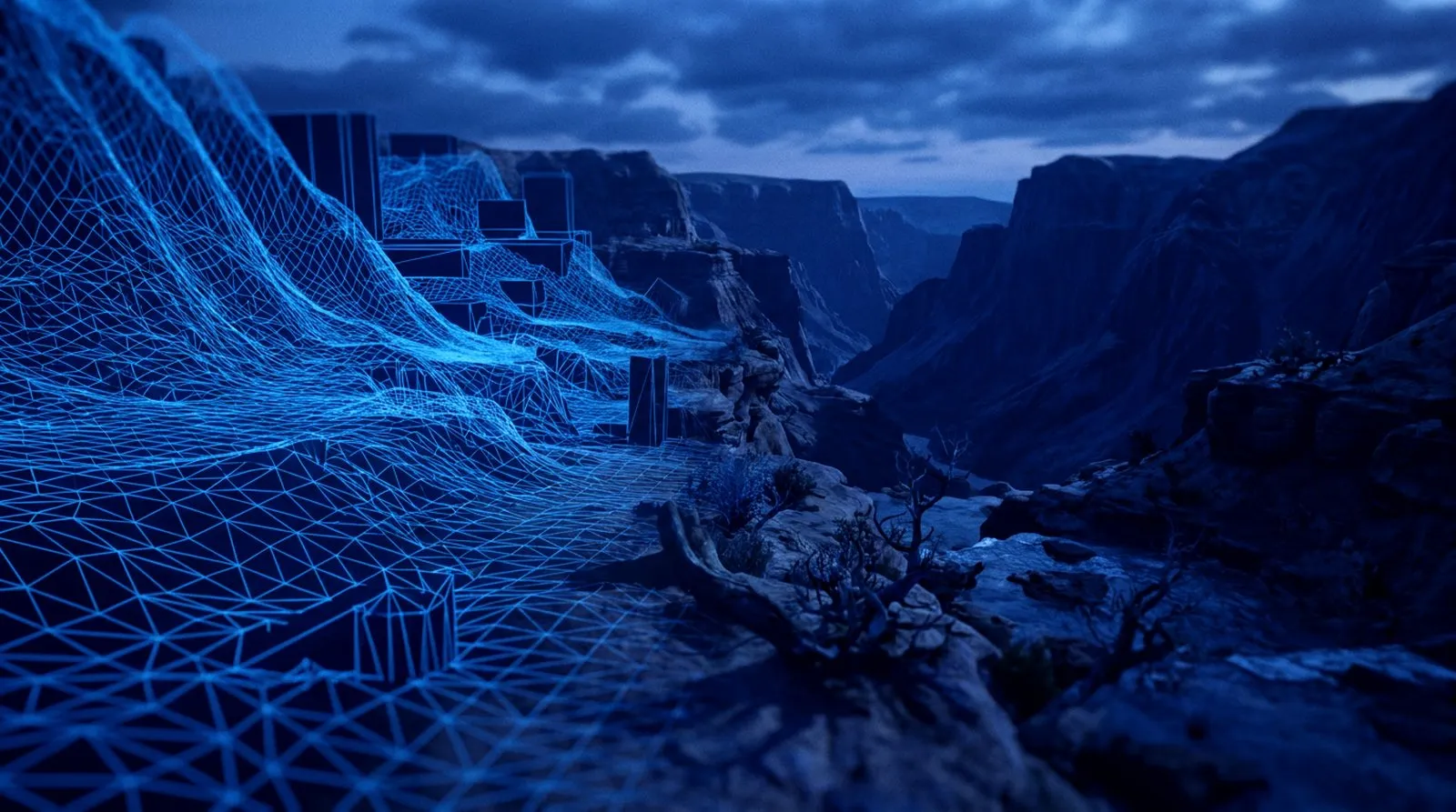3D virtual environment built in a real-time engine